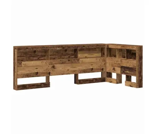 Hoiustamispeatoe Riiuliga Peaga Vana Puit 80 Cm Tehispuit