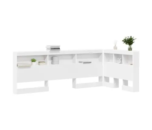 Hoiustamispeatoe Riiuliga Peaga Valge 90 Cm Tehispuit