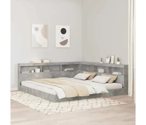 Saugojimo Galvos Atlošas Betono Pilka 200 Cm Apdirbta Mediena Saugojimo Galvos Atlošas Betono Pilka 200 Cm Apdirbta Mediena