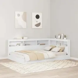 Hoiustamispeatoe Riiuliga Peaga Valge 120 Cm Tehispuit