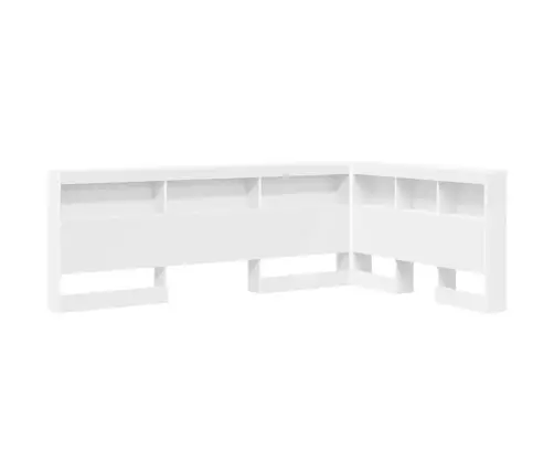 Hoiustamispeatoe Riiuliga Peaga Valge 120 Cm Tehispuit