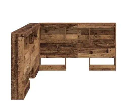 Uzglabāšanas Galvas Balsts Vecs Koks 120 Cm Inženierijas Koks Vidaxl