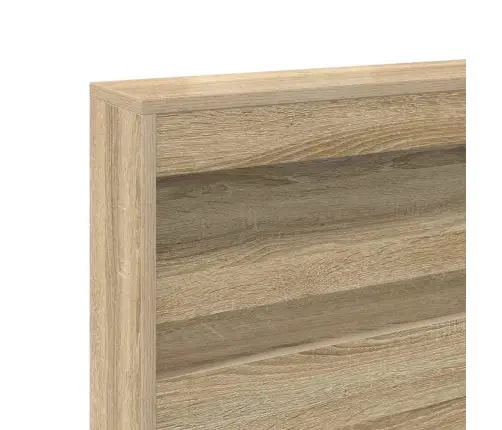 Uzglabāšanas Galvas Balsts Sonomas Ozola 150 Cm Melamīns Vidaxl