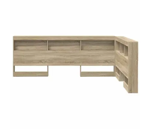 Uzglabāšanas Galvas Balsts Sonomas Ozola 150 Cm Melamīns Vidaxl