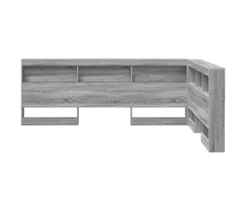 Saugojimo Galvos Atlošas Pilkas Sonoma 150 Cm Apdirbta Mediena