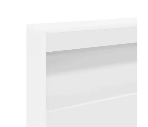 Uzglabāšanas Galvas Balsts Balts 90 Cm Inženierijas Koks Vidaxl