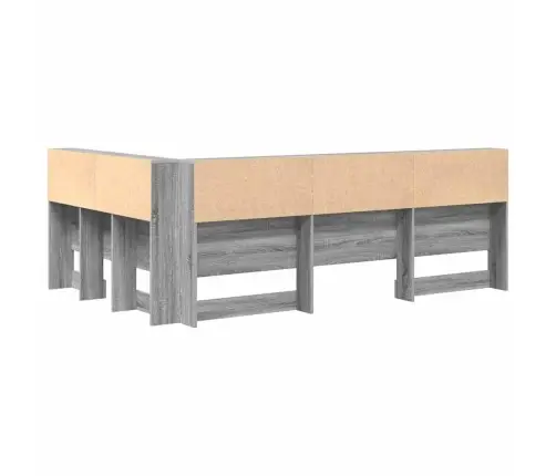 Hoiustamispeatoe Riiuliga Peaga Hall Sonoma 120 Cm Tehispuit