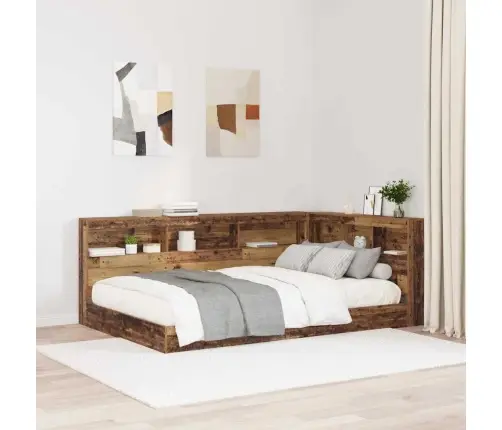 Hoiustamispeatoe Riiuliga Peaga Vana Puit 120 Cm Tehispuit