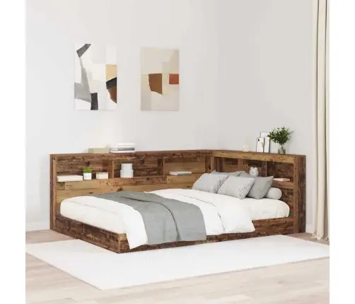 Uzglabāšanas Galvas Balsts Vecs Koks 135 Cm Inženierijas Koks Vidaxl