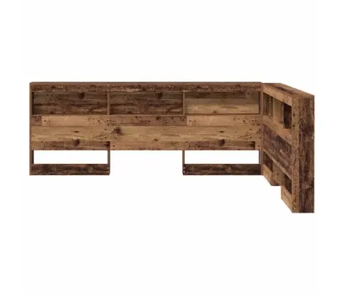 Uzglabāšanas Galvas Balsts Vecs Koks 135 Cm Inženierijas Koks Vidaxl