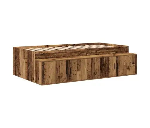 Uzglabāšanas Gultnes Rāmis Vecs Koks 100X200 Cm Vidaxl