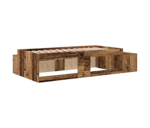 Uzglabāšanas Gultnes Rāmis Vecs Koks 100X200 Cm Vidaxl