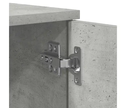 Lova Su Daiktų Laikymo Vieta Su Saugykla Betono Pilka 80 Cm