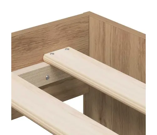 Lova Su Daiktų Laikymo Vieta Amatininkų Ąžuolas 75 Cm