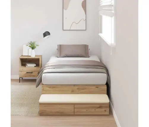 Lova Su Daiktų Laikymo Vieta Amatininkų Ąžuolas 100 Cm