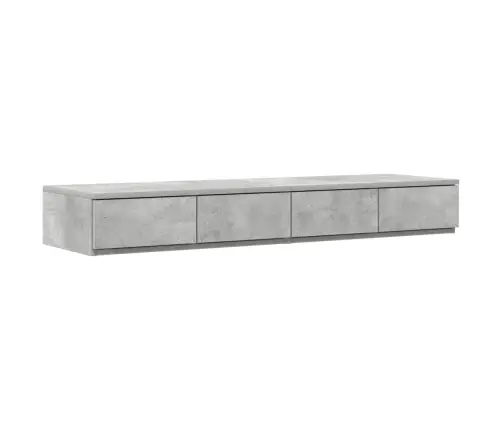 Uzglabāšanas Gultņu Rāmis Betona Pelēks 120X200 Cm Vidaxl