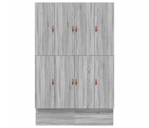 Uzglabāšanas Gultas Rāmis Pelēks Sonoma 140X200 Cm Vidaxl