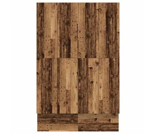 Uzglabāšanas Gultas Rāmis Vecs Koks 150X200 Cm Vidaxl