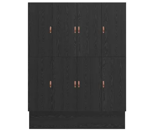 Uzglabāšanas Gultas Rāmjis Melno Ozolu 180X200 Cm Vidaxl