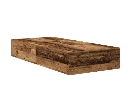 Lova Su Daiktų Laikymo Vieta Sena Mediena 226.5 X 90 X 31.5 Cm