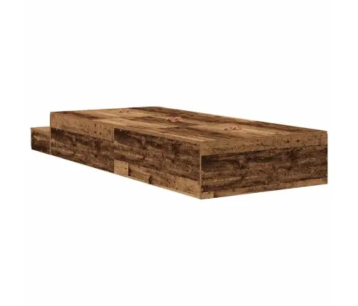 Lova Su Daiktų Laikymo Vieta Sena Mediena 226.5 X 90 X 31.5 Cm