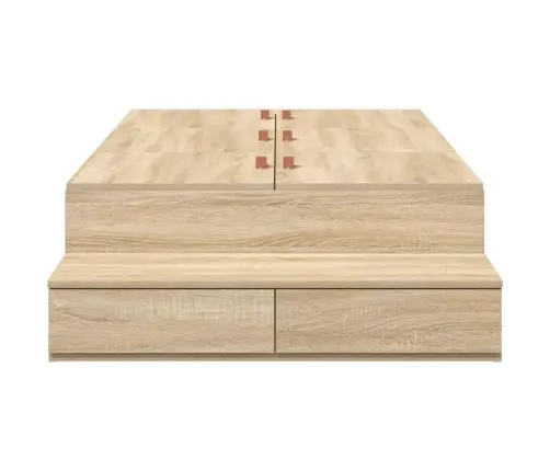 Lova Su Daiktų Laikymo Vieta Su Stalčių Sonoma Ąžuolas 75 Cm