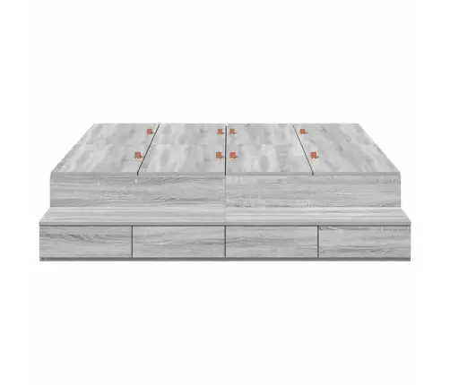 Voodi Hoiukohaga Raam Hall Sonoma 226.5 X 135 X 31.5 Cm