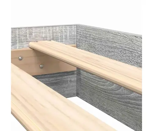 Raamatukapitsee Voodi Peaga Hall Sonoma 160 X 200 Cm Tehispuit