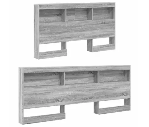 Raamatukapitsee Voodi Peaga Hall Sonoma 160 X 200 Cm Tehispuit