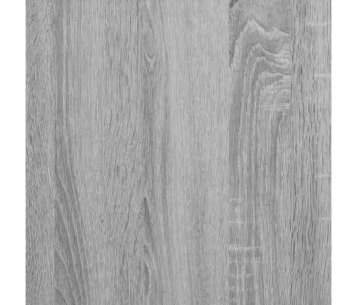Grāmatu Plaukta Gulta Pelēka Sonomas Ozola 180 X 200 Cm Vidaxl