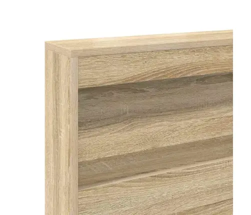 Grāmatplaukta Gulta Sonoma Ozols 75 X 190 Cm, Inženierijas Koks Vidaxl