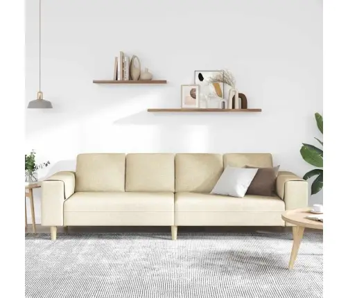 Elutuba Diivan Cream 250 X 77 X 76 Cm Polüester