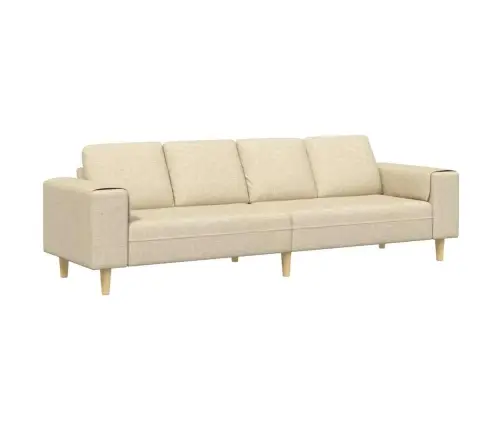 Elutuba Diivan Cream 250 X 77 X 76 Cm Polüester