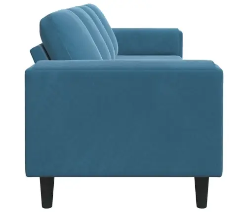 Dīvānu Komplekts Zila Samts