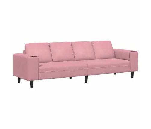 Sofos Komplektas Rožinė Aksomas