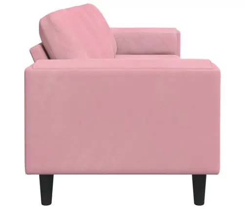 Sofos Komplektas Rožinė Aksomas