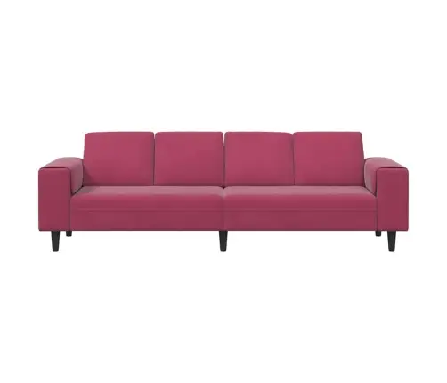 Dīvānu Komplekts Vīnsarkans Samts