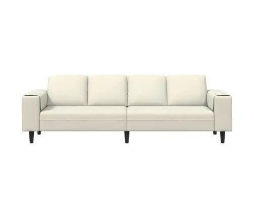 Dīvānu Komplekts Krēmkrāsa Samts