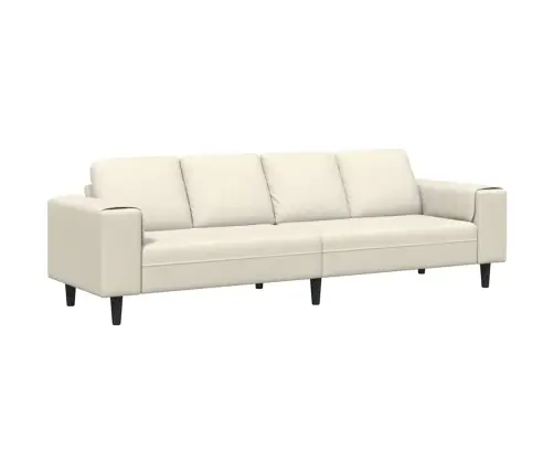 Dīvānu Komplekts Krēmkrāsa Samts