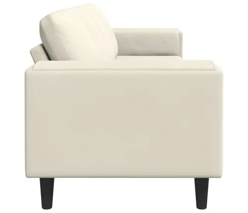 Dīvānu Komplekts Krēmkrāsa Samts