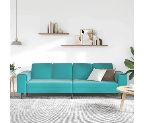 Diivanikomplekt Türkiis Samet