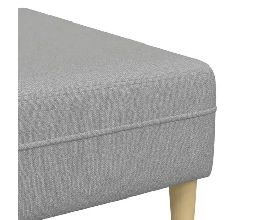 Dīvānu Komplekts 3 Pcs Mākoņu Pelēks Audums