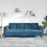 Svetainės Sofa 3 Pcs Mėlyna