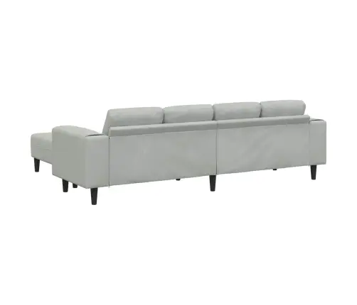 Svetainės Sofa 3 Pcs Šviesiai Pilka