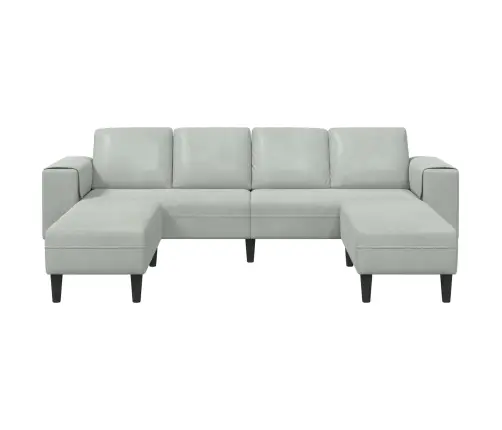 Svetainės Sofa 3 Pcs Šviesiai Pilka