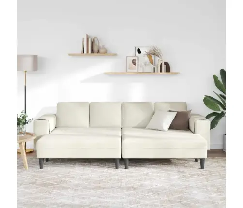 Svetainės Sofa 3 Pcs Kreminė