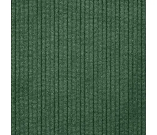 Auduma Dīvāns Ar Spilvenu Tumši Zaļš Korduroja Audums