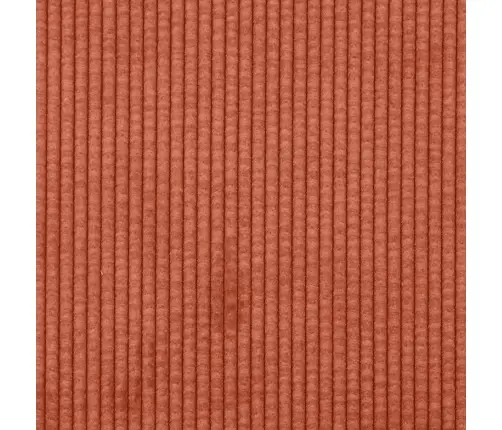 Auduma Dīvāns Ar Spilvenu Sarkans Oranžs 208 Cm Korduroja Audums