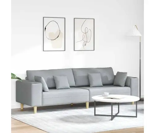 Kangast Diivan Padjaga Helehall 208 Cm Kangas