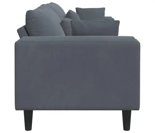 Sametdiivan Padjaga Tumehall 208 Cm Samet